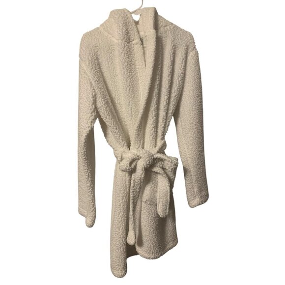 Cozy Critters White Soft Hooded Animal Robe - Picture 2 of 5